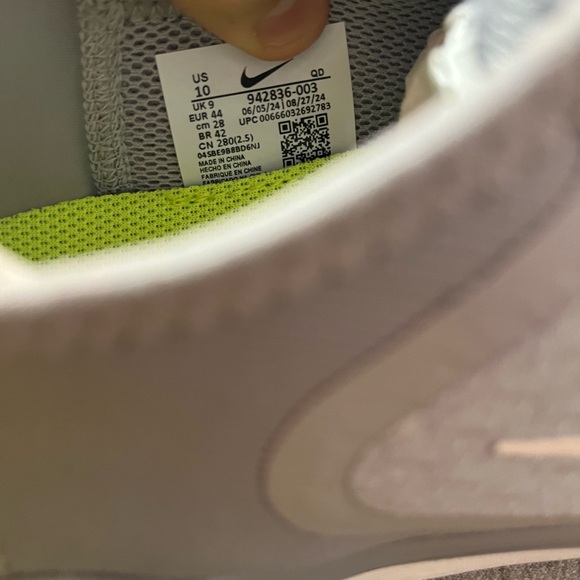 Nike Free RN 2018 Wolf Grey/White-Volt Athletic Men’s Shoe Size 10 942836-003 - Picture 10 of 11